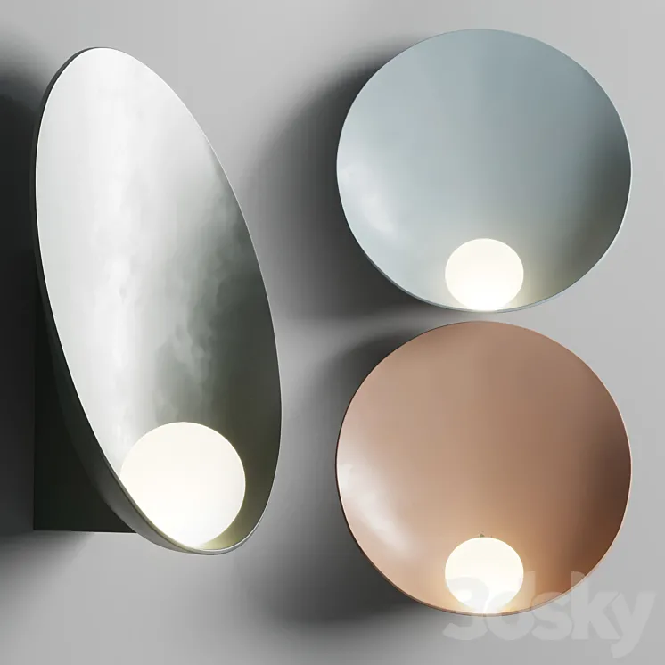 Musa Vibia Wall Lamp 3DS Max Model
