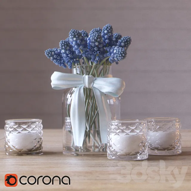 Muscari_Hyacinthaceae_Candle 3DSMax File