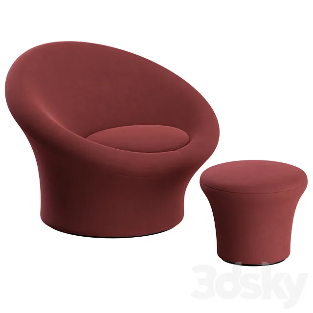 Mushroom Armchair by Artifort 3ds Max