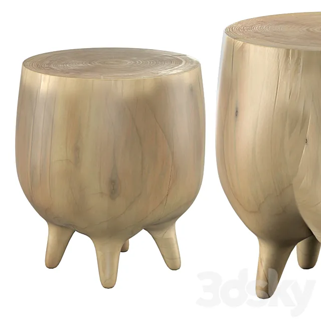 Muu stool 3ds Max