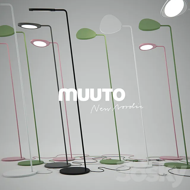 Muuto _ Leaf Lamp floor 3ds Max