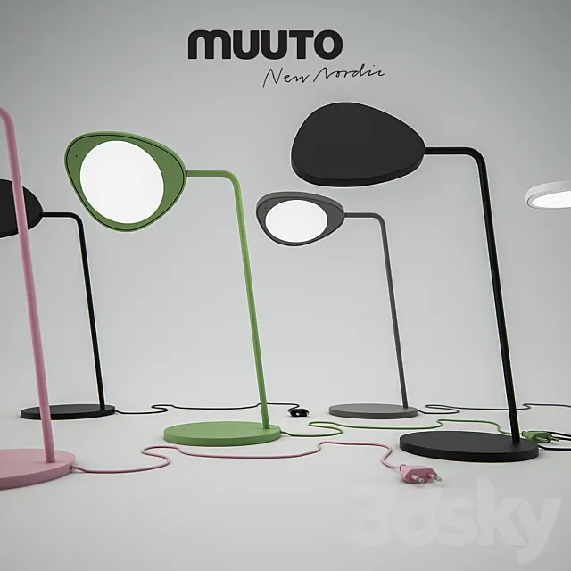 Muuto _ Leaf Lamp table 3DSMax File
