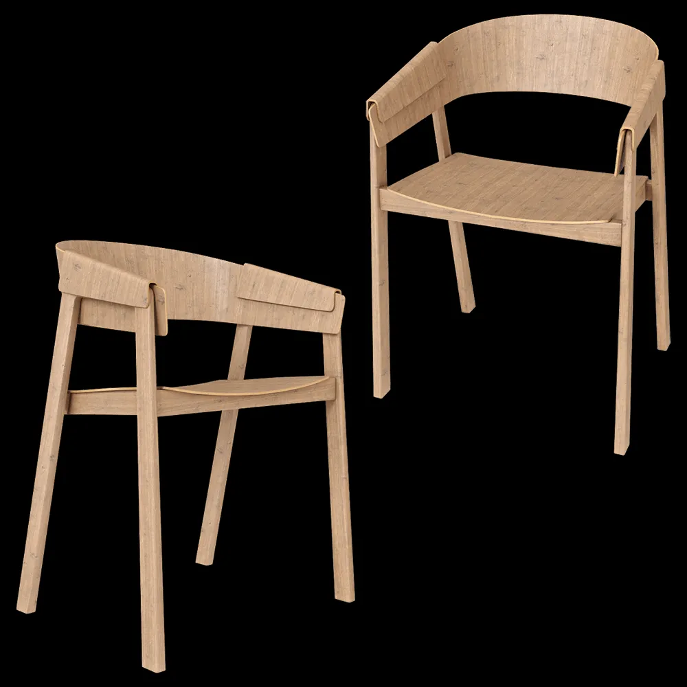 Muuto – Armchair Cover 3ds Max