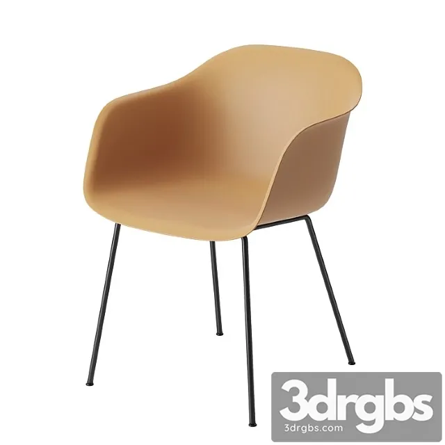 Muuto fiber armchair tube base