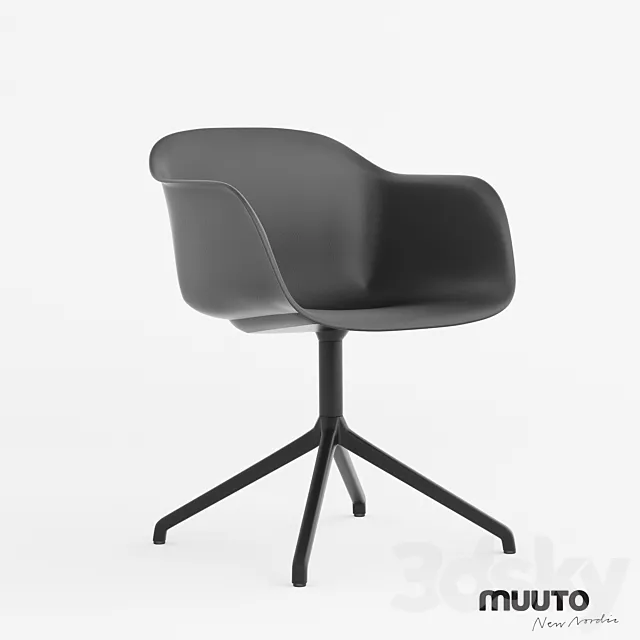 Muuto – FIBER – SWIVEL BASE _ Iskos Berlin 3DS Max Model