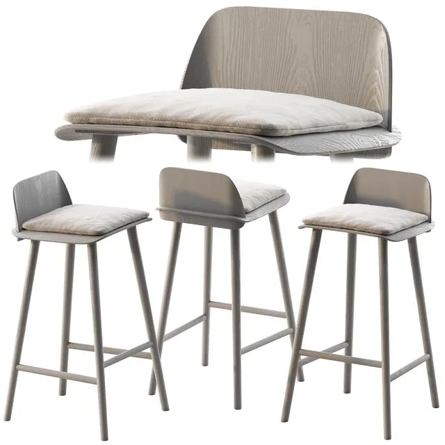 MUUTO NERD BARSTOOL 3dsMax Model