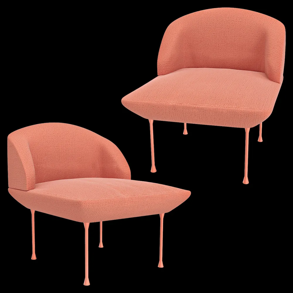 Muuto – Sofa Oslo 1 seater 3ds Max