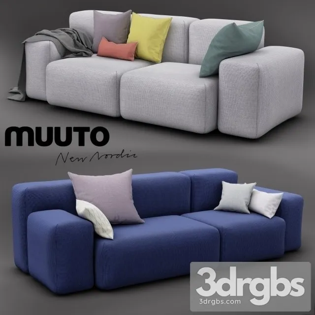Muuto Soft Blocks Sofa 3dsmax Download