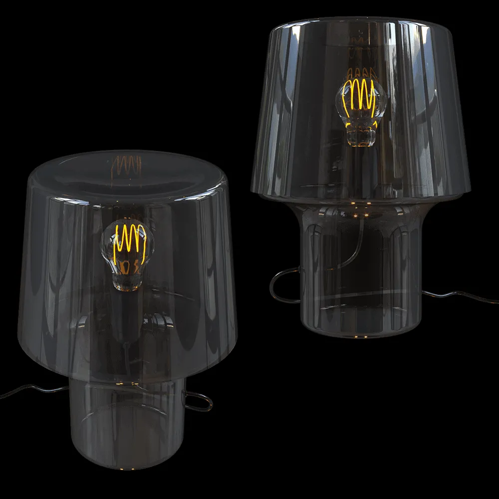 Muuto – Table lamp Cozy in Gray 3ds Max