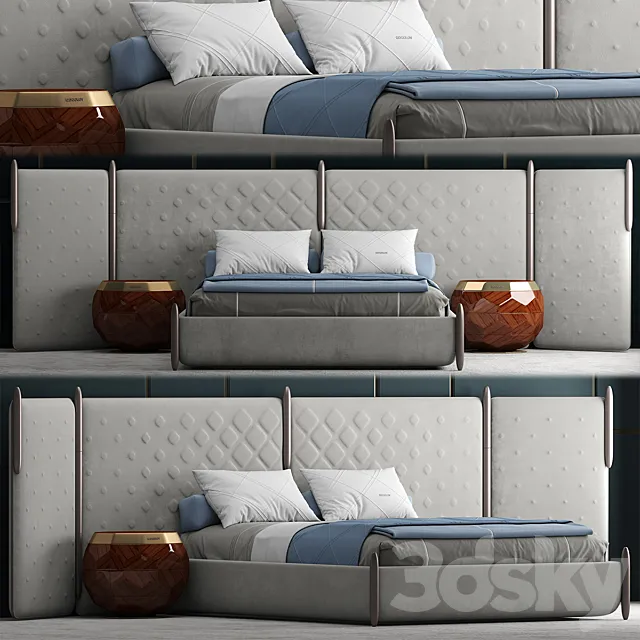 My design bed 3DS Max Model