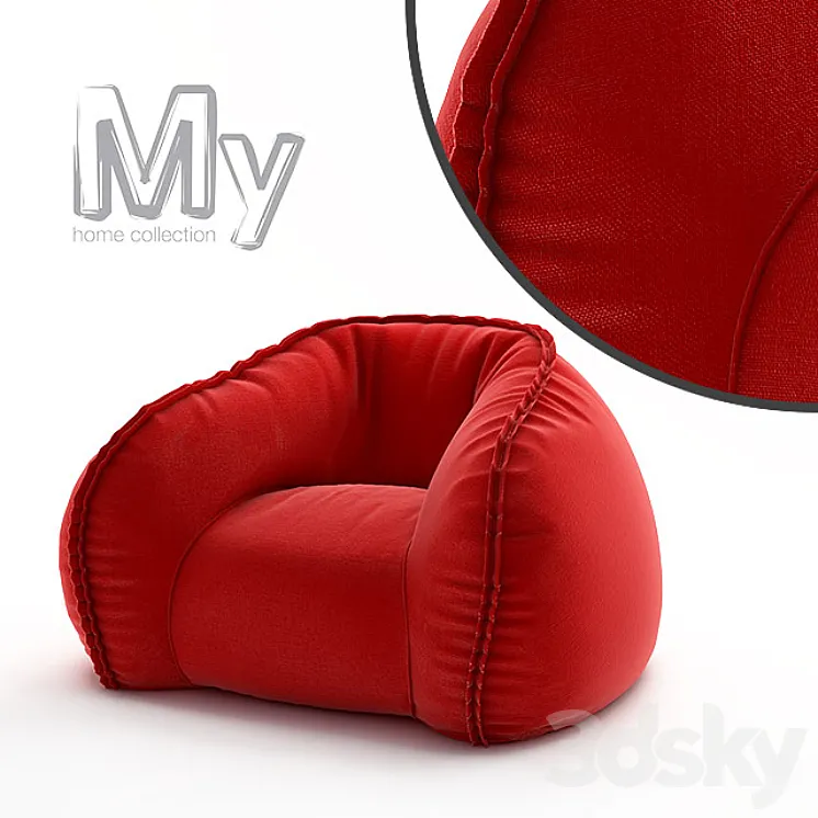 My Home Collection – Hug armchair 3DS Max