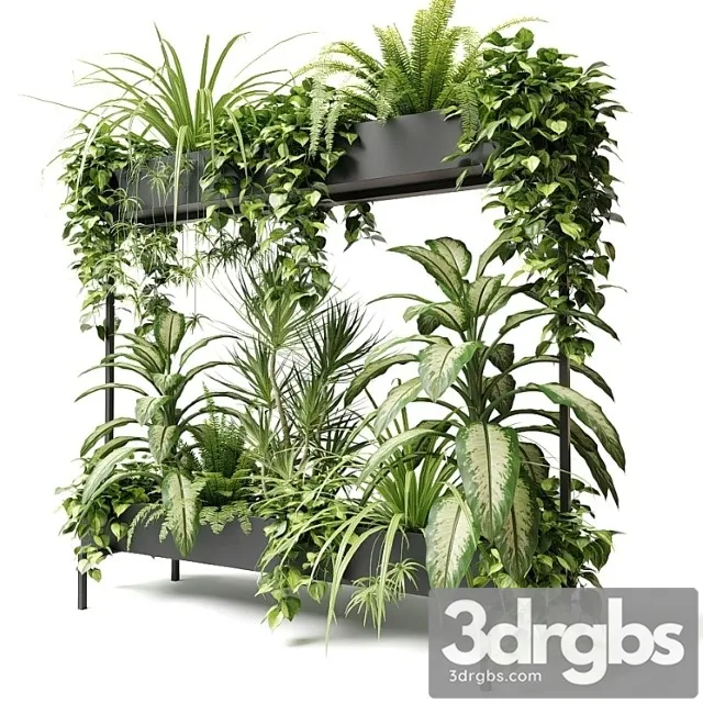 Mynthe rectangular two-storey planter