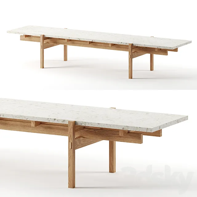 N-CT01 table bench by karimoku case study 3DSMax File