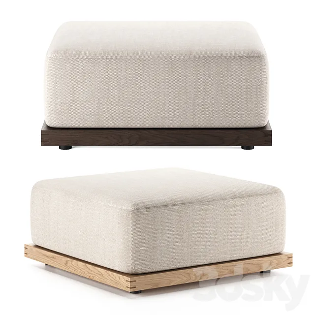 N-S02 Ottoman by Karimoku Case Study 3ds Max