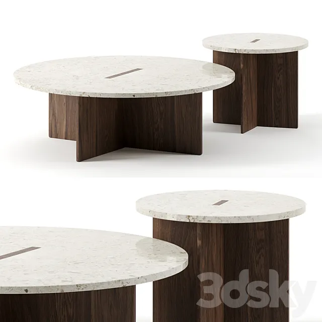 N-ST01 coffee tables by karimoku case study 3DSMax File