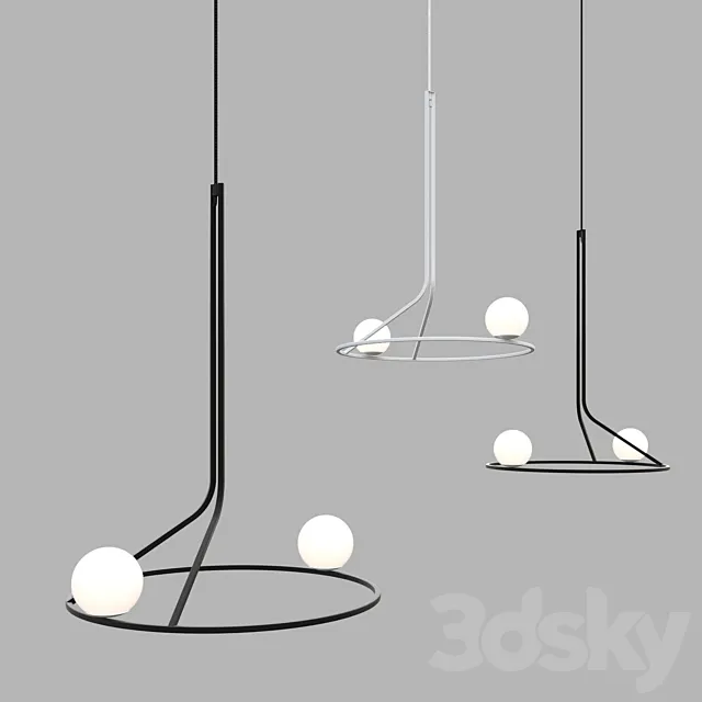 “Na Linii” pendant lighting by SVITANOK 3ds Max