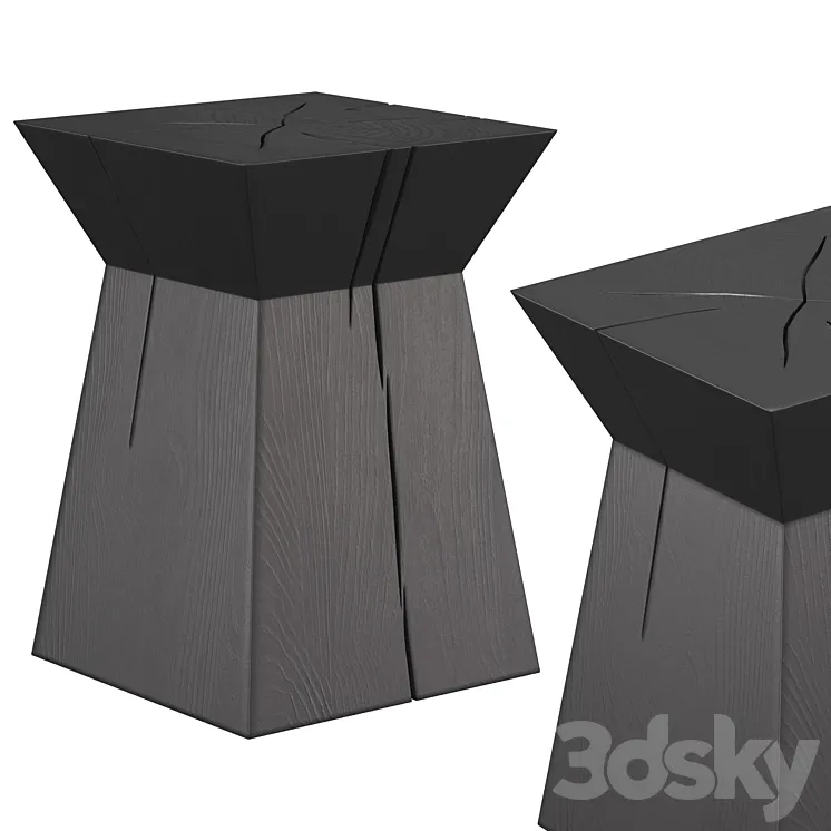 Nagato side table 3DS Max