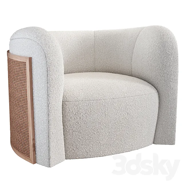 NAMI LOUNGE CHAIR BAKER 3ds Max