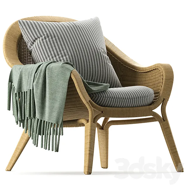 Nanna ditzel armchair 3ds Max