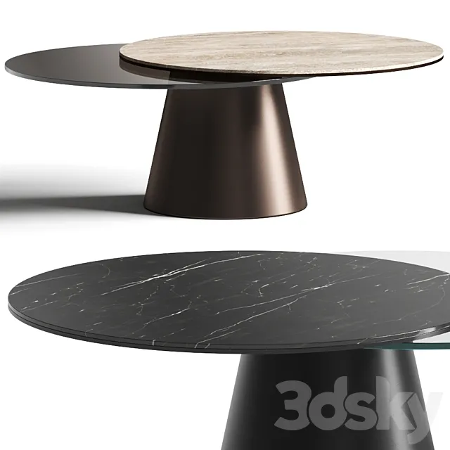 Naos Girotondo Coffee Tables 3ds Max