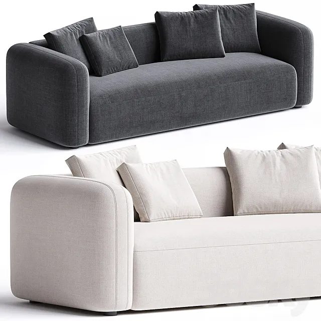 Nara Sofa Gibson Wheat 3ds Max