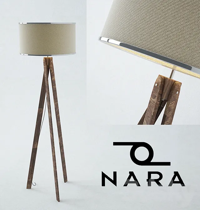 NARA wooden lamp 3DSMax File