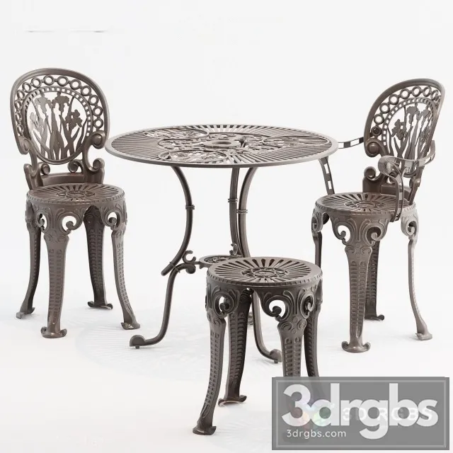 Narcisi Table and Chair 3dsmax Download