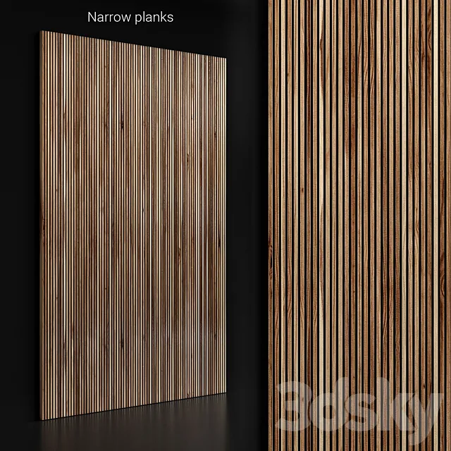 Narrow planks 3DSMax File