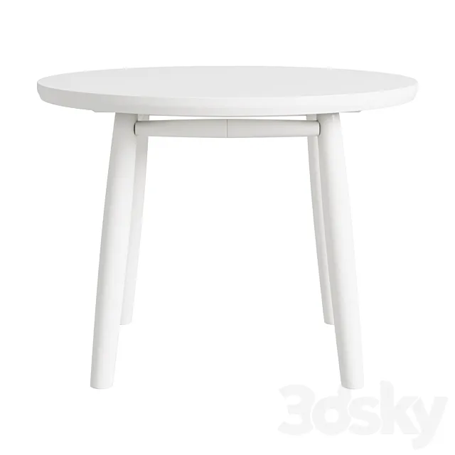 Narvik dining table round 3ds Max