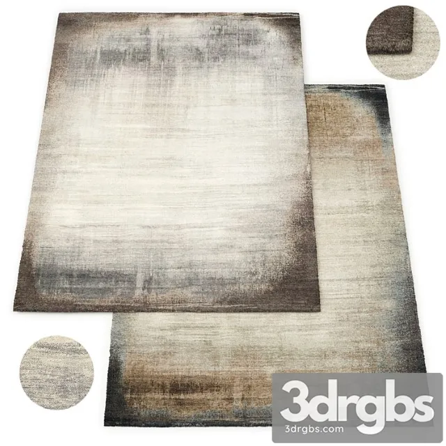 Nasrin Hand Knotted Wool Rug Restoration Hardware 3dsmax Download