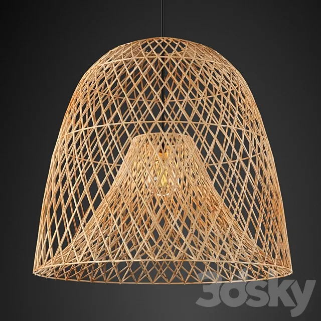 Nassa Basket Pendant Light 3DS Max Model