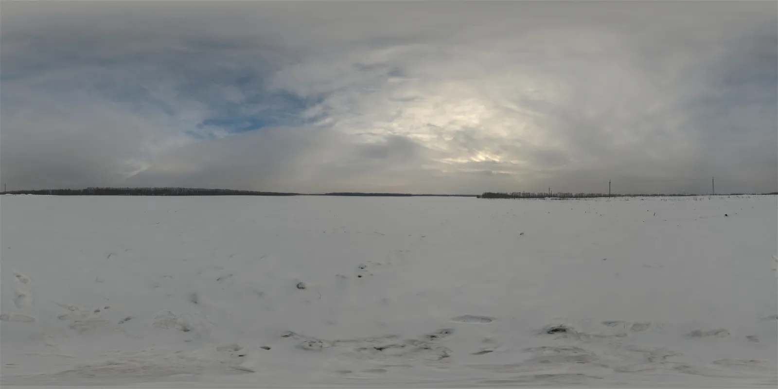 HDRI – Snow Field – outdoor