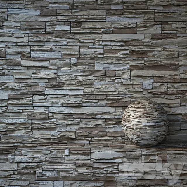 Natural stone 156 3DS Max Model