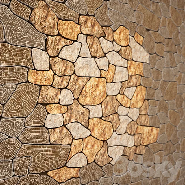 Natural Stone 3DS Max Model