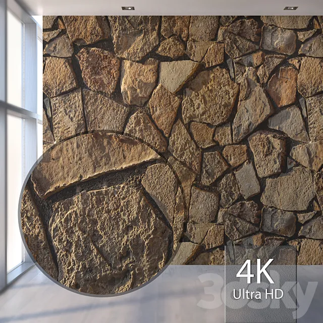 Natural stone 971 3ds Max
