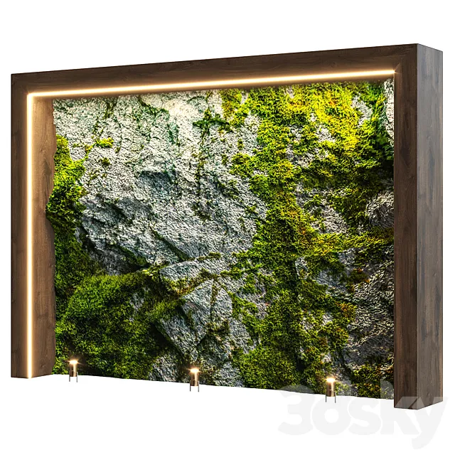 natural stone wall8 3ds Max