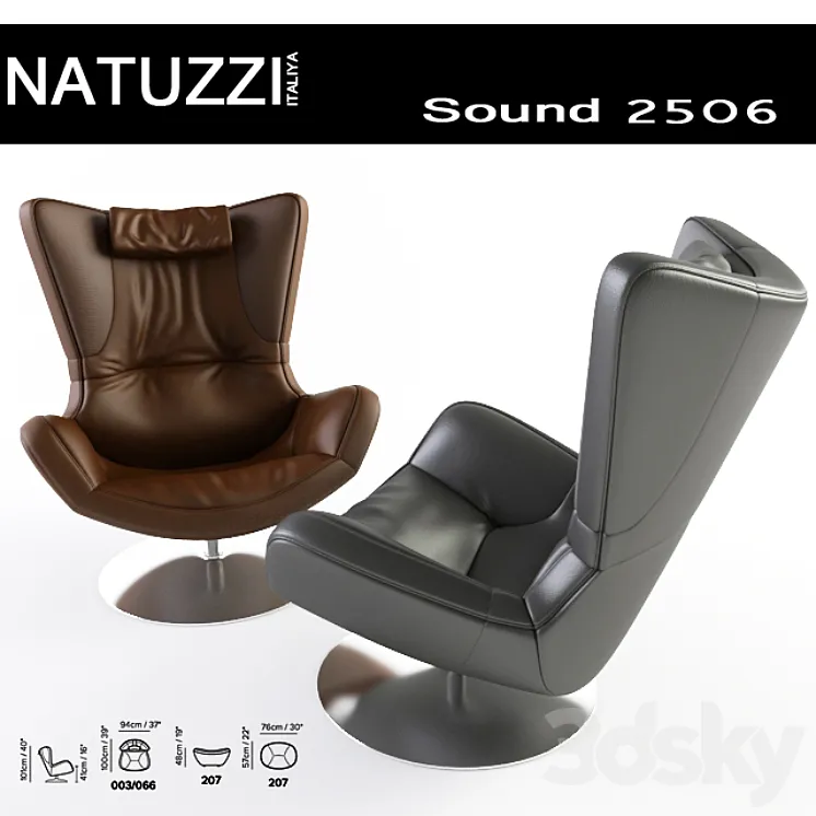 Natuxxi Sound Arm Chair 3DS Max