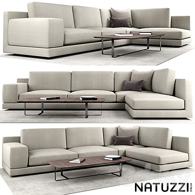 Natuzzi agora 3ds Max