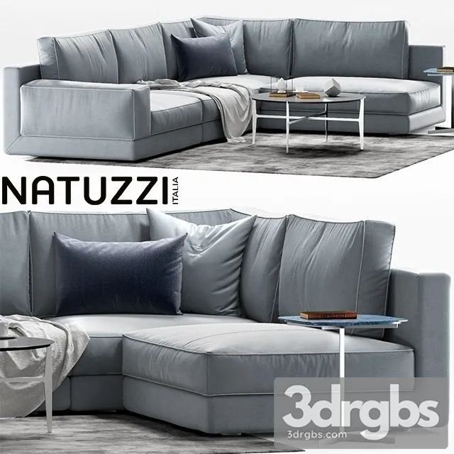 Natuzzi Agora Sofa 3dsmax Download