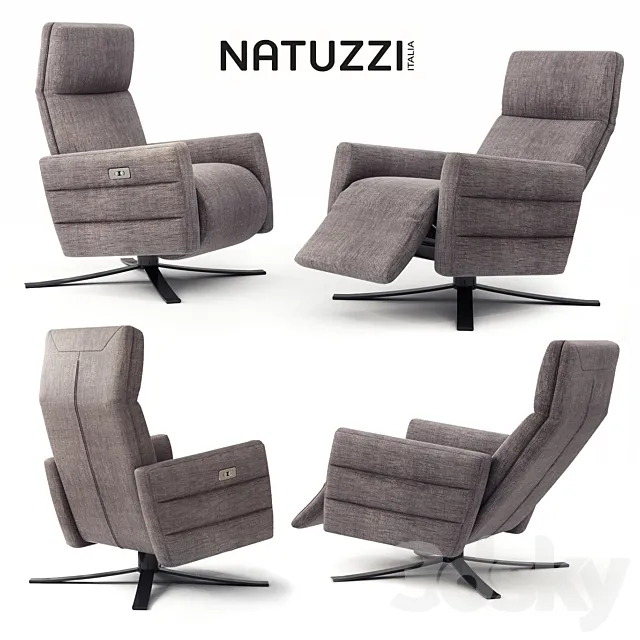 Natuzzi armchair ISTANTE 3DSMax File