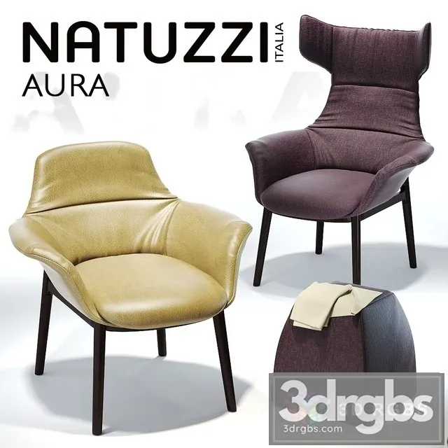 Natuzzi Aura Armchair 3dsmax Download