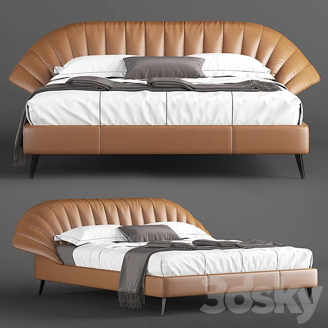 NATUZZI CALA BED 3DSMax File