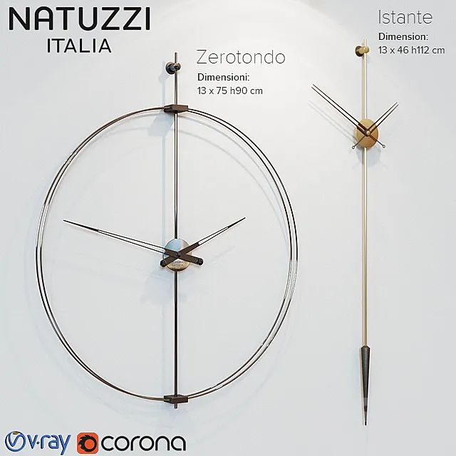 Natuzzi clock 3DSMax File