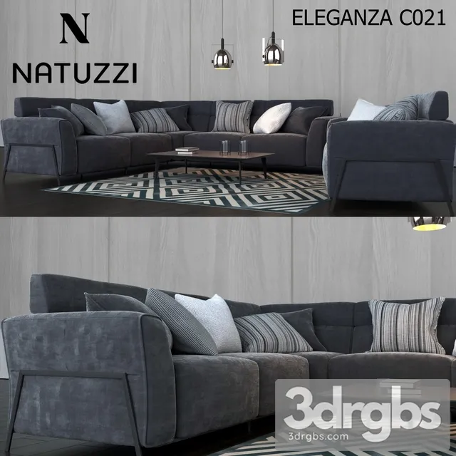 Natuzzi Eleganza C021 3dsmax Download