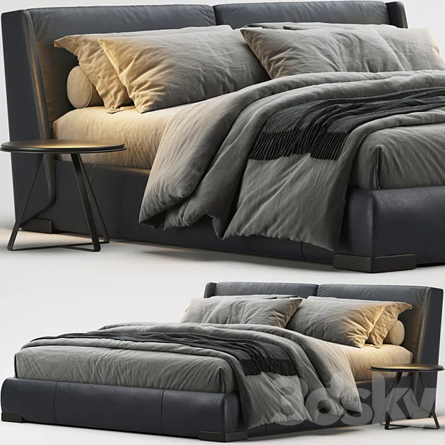 Natuzzi Fenice Bed 3DS Max Model