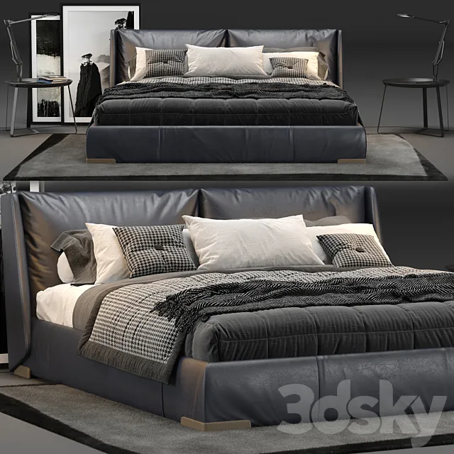 NATUZZI Fenice Bed 3DSMax File