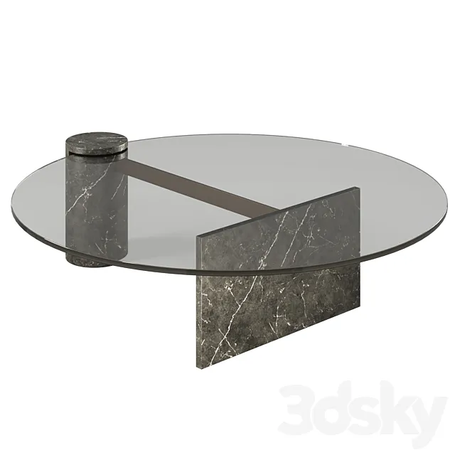 Natuzzi Frost Coffee Tables 3ds Max