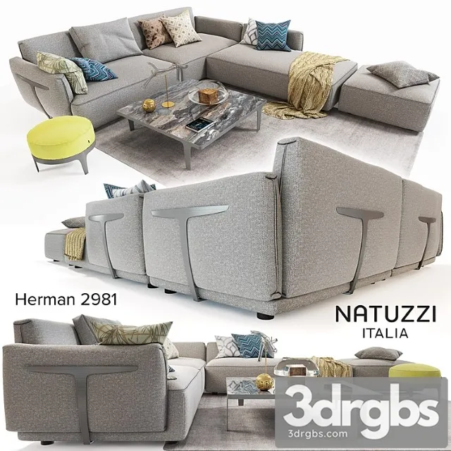 Natuzzi Herman 2981 2 3dsmax Download