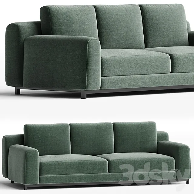 Natuzzi Leaf Sofa 3DS Max Model
