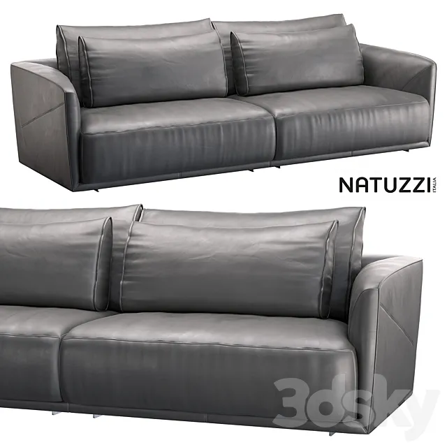 Natuzzi Long Beach Sofa 3ds Max